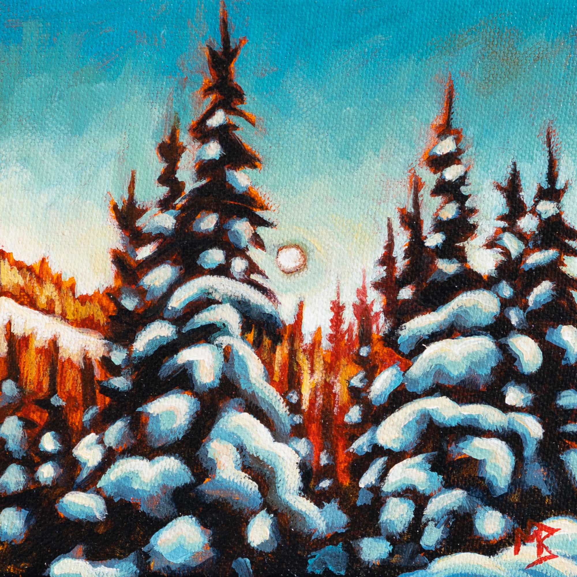 "Afternoon Moon" - Small