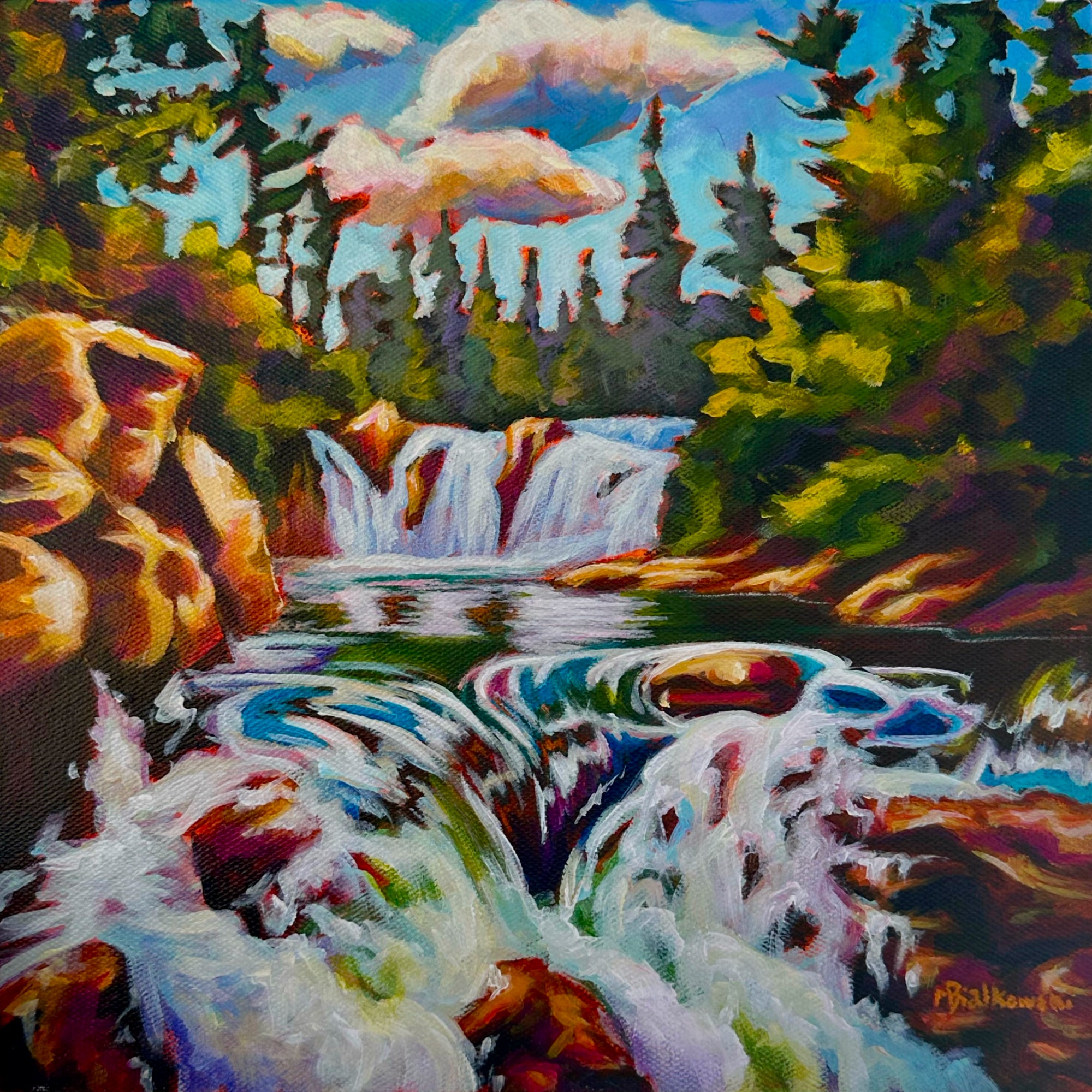 "Emerald Reflections" - Small