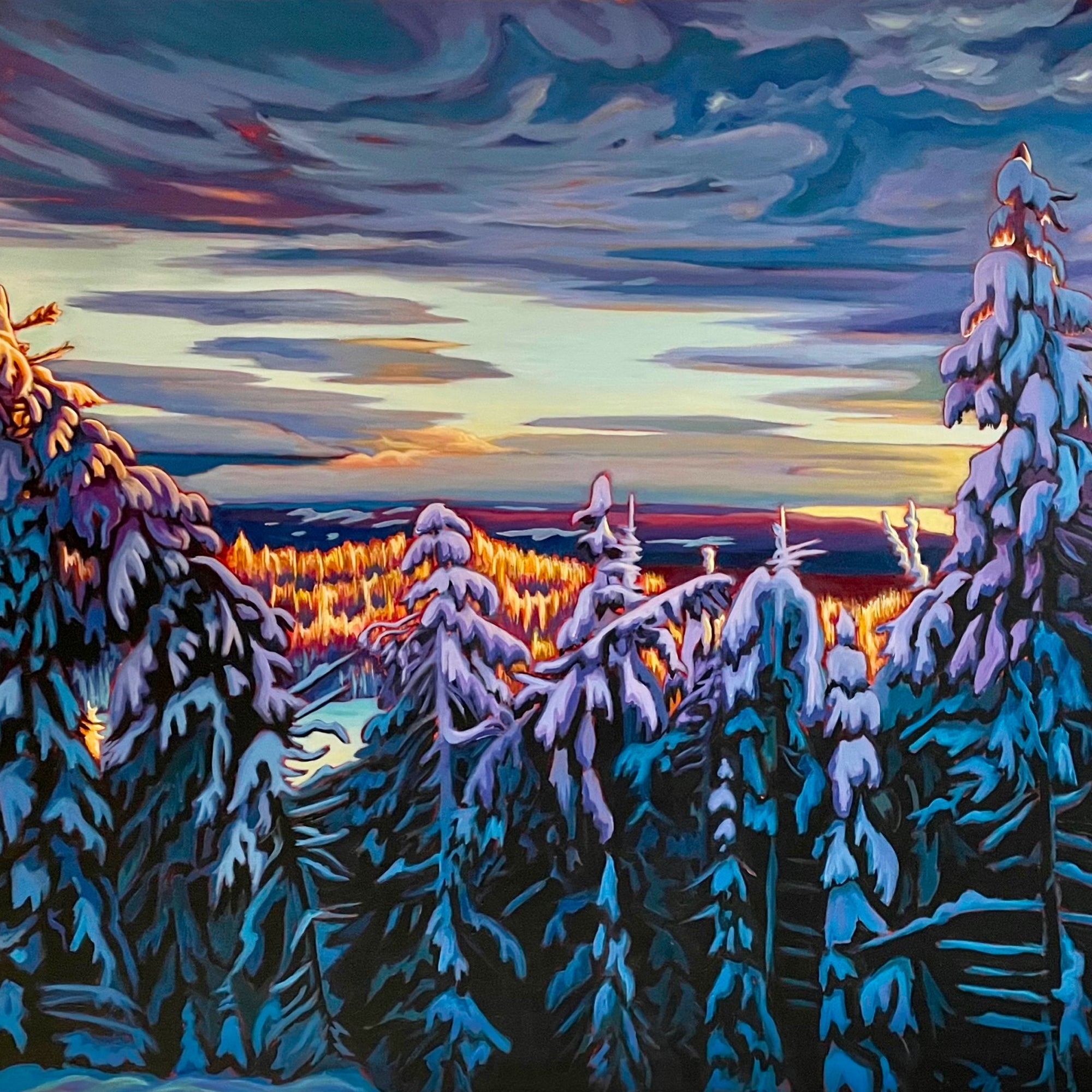 "Family Reunion" - Boxed Canvas