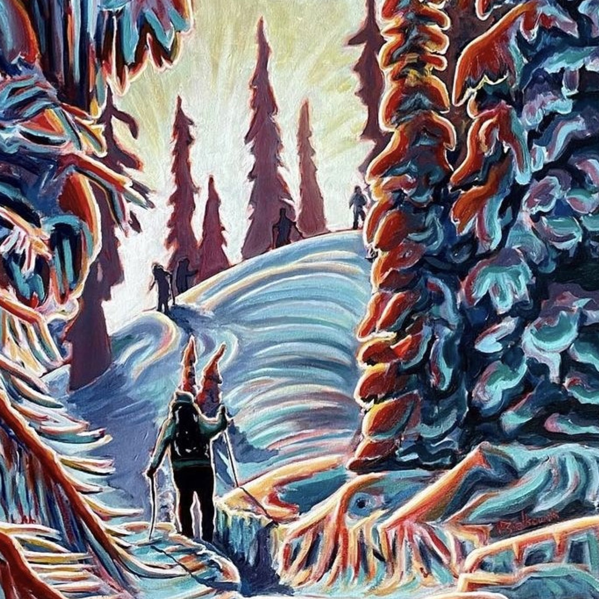 "Last Run" - Boxed Canvas