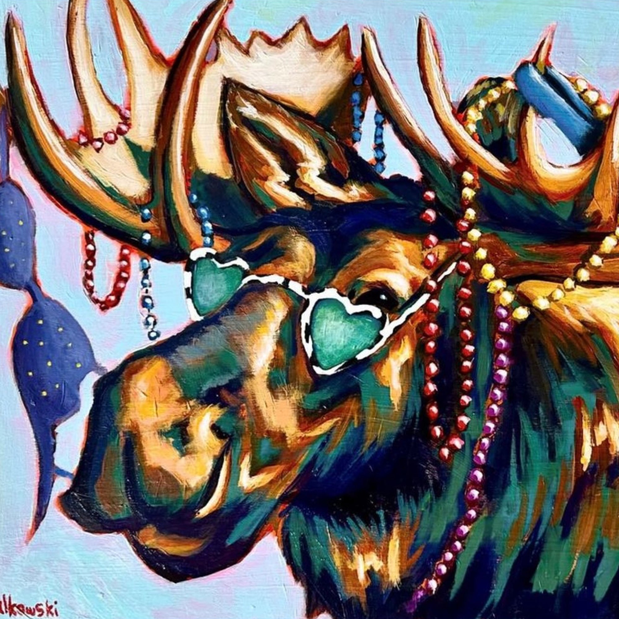 "Morris the Moose" - Paper Print