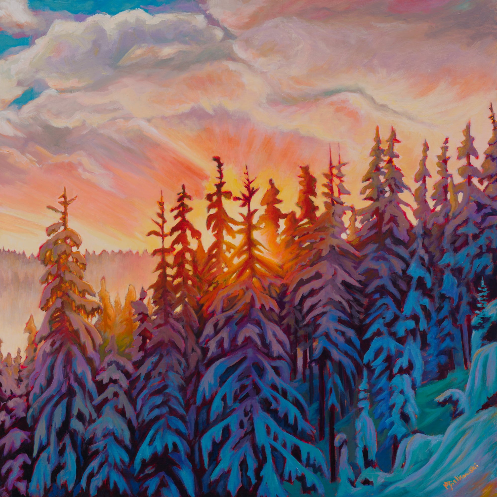 "Slopeside Gratitude" - Paper Print