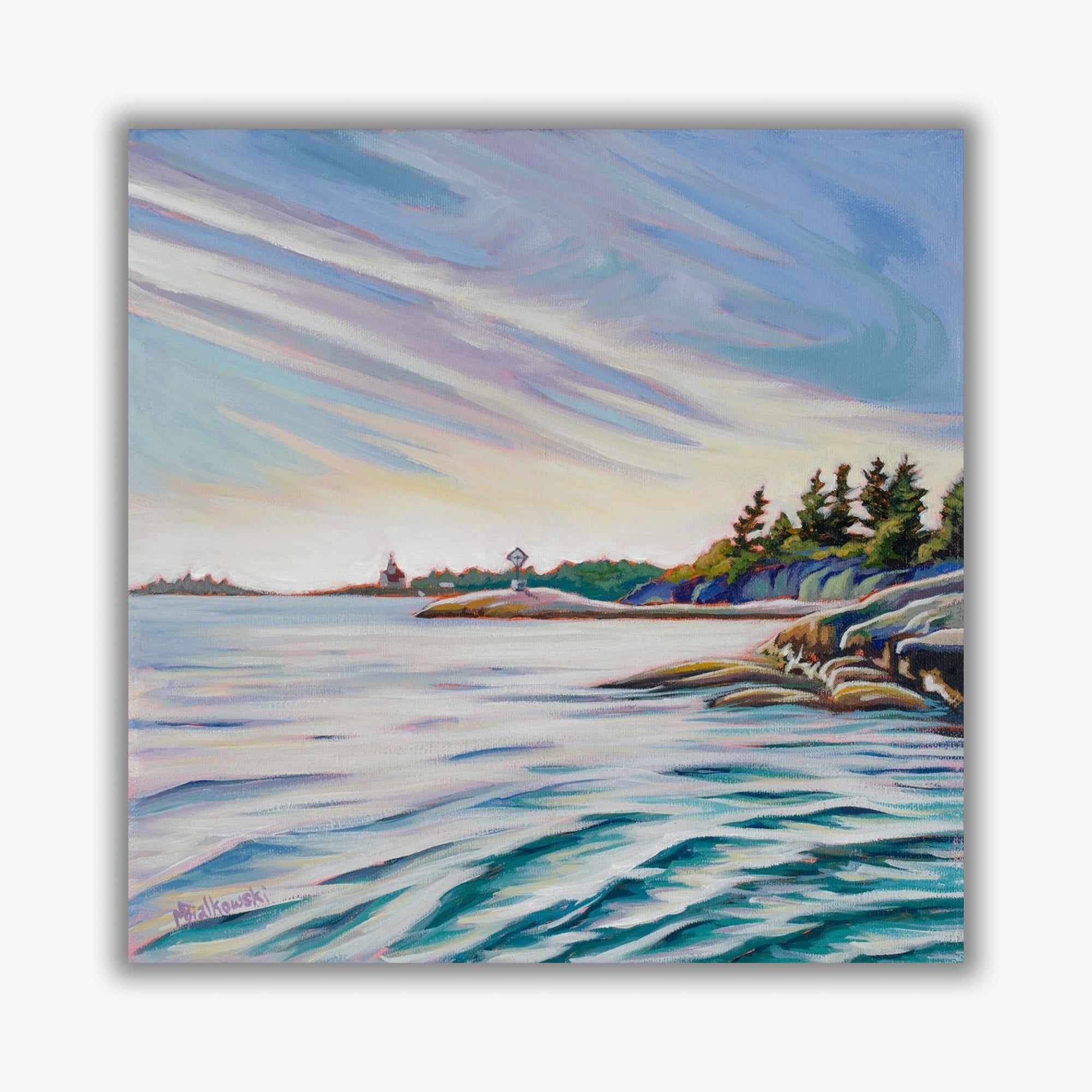 "Snug Harbour Dreaming" - Boxed Canvas