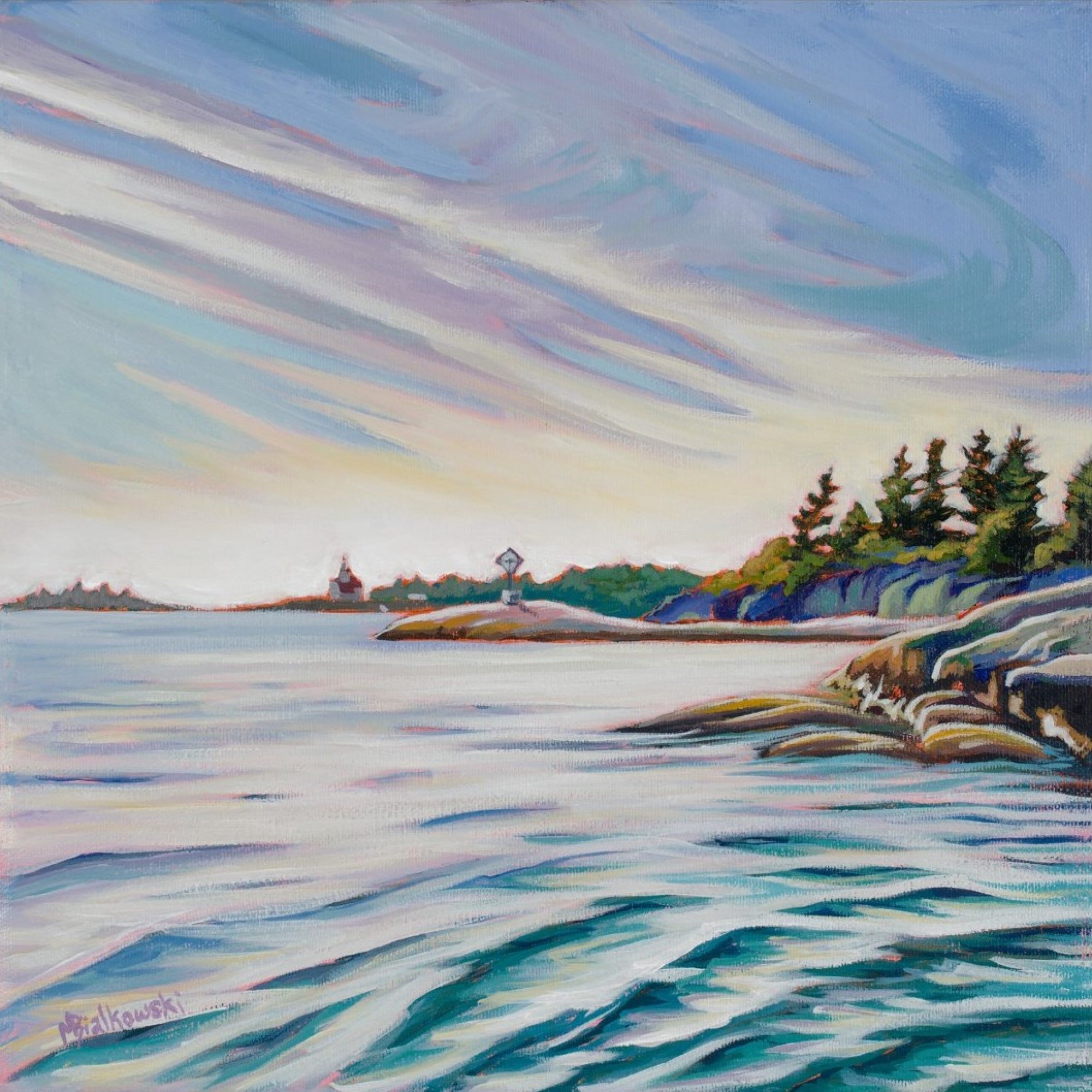 "Snug Harbour Dreaming" - Boxed Canvas