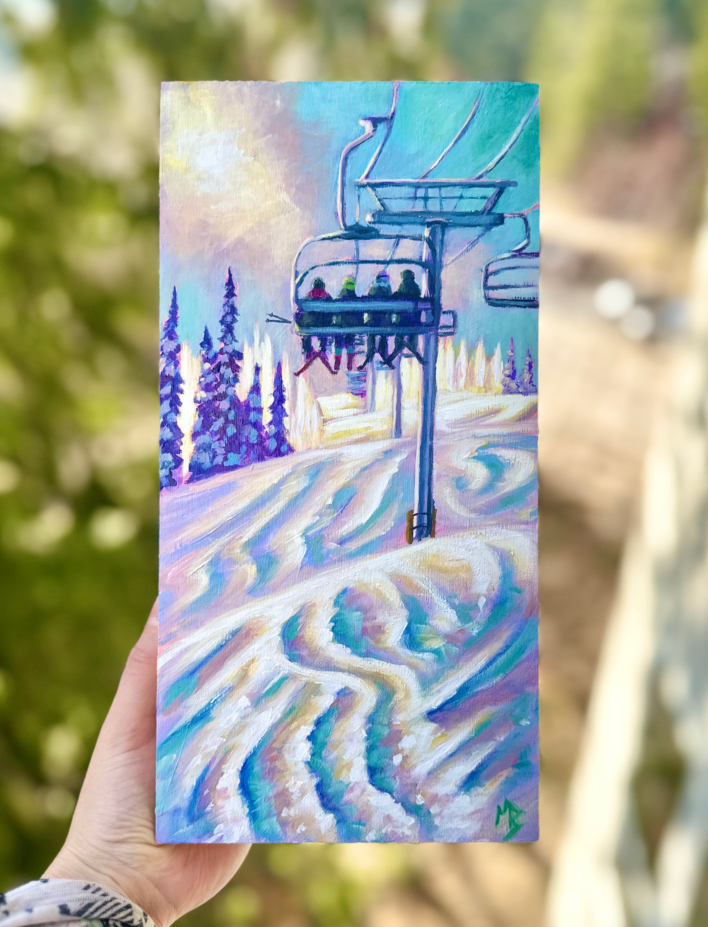 "Catch the Summit Chair"- Original