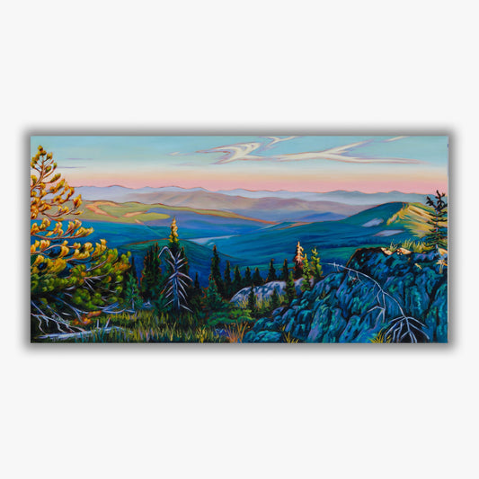 "Evening on the Ridge" - Boxed Canvas