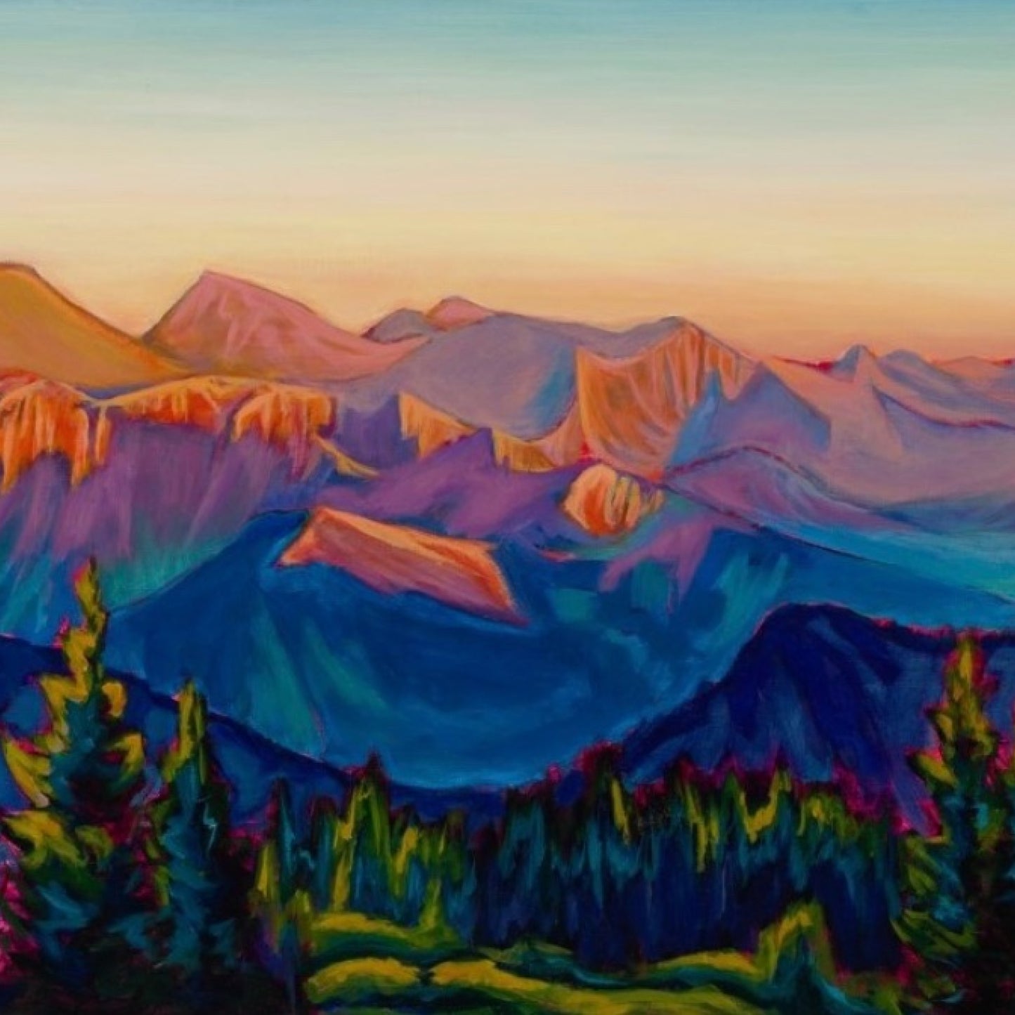 "Fay's Lake Hunting" - Boxed Canvas