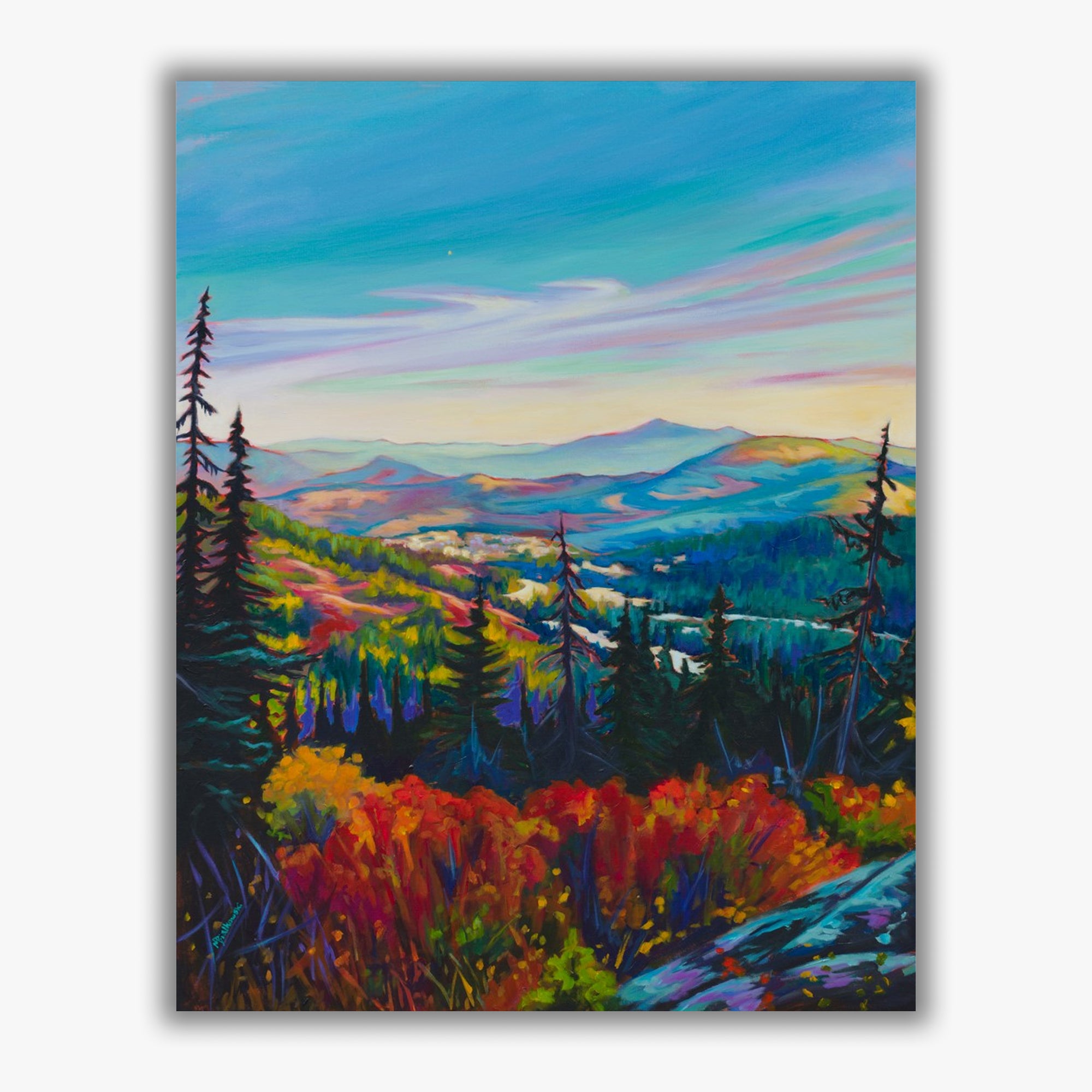 "Home Before The Stars" - Boxed Canvas