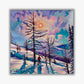 "Just A Left Around The Ol' Larch" - Paper Print