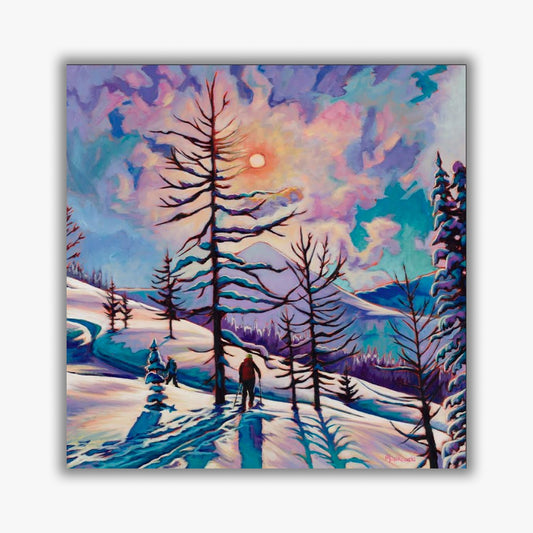 "Just A Left Around The Ol' Larch" - Boxed Canvas