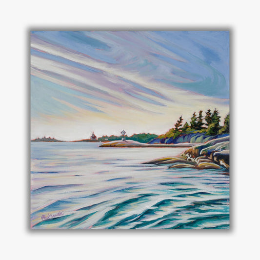 "Snug Harbour Dreaming" - Boxed Canvas