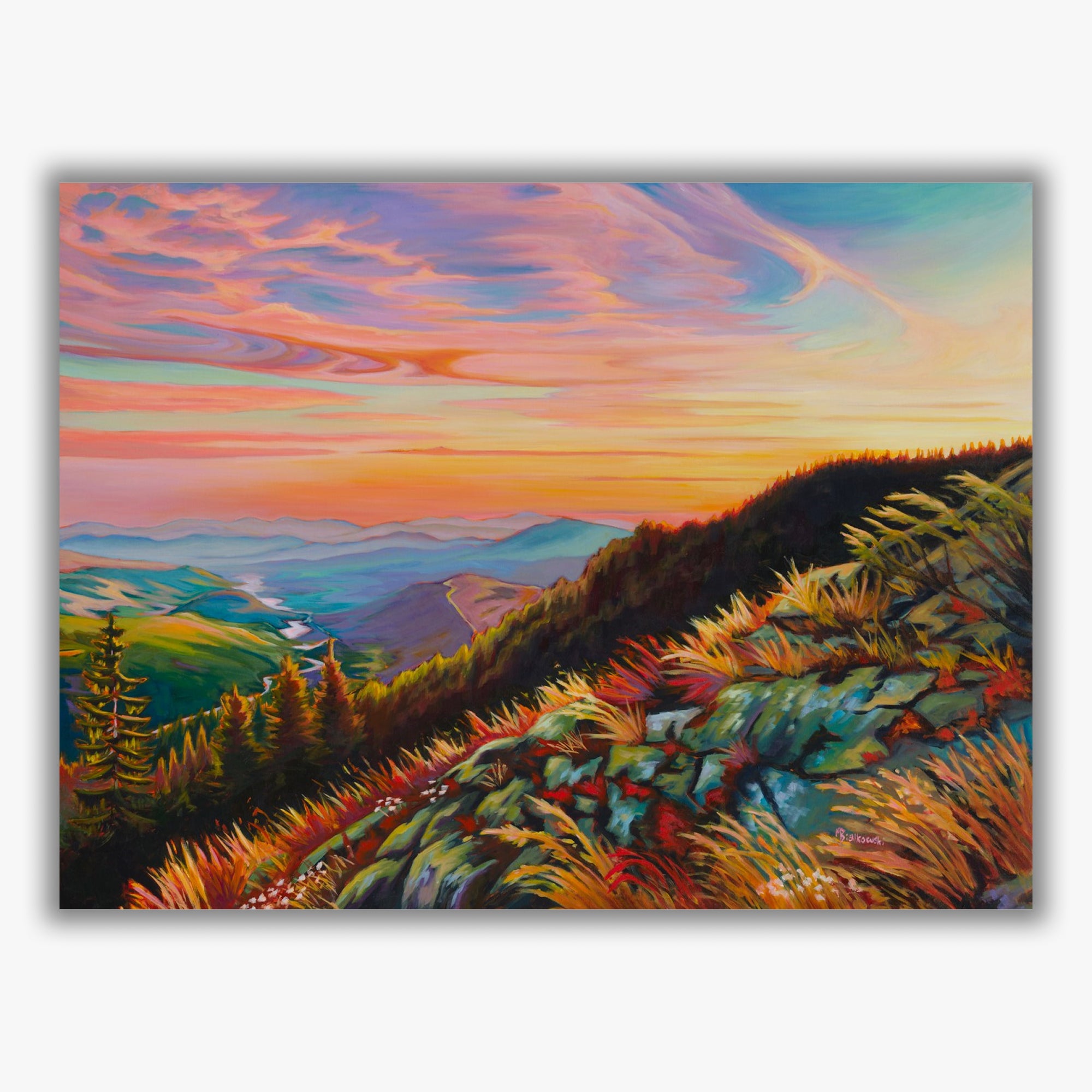 "Stay A While" - Boxed Canvas