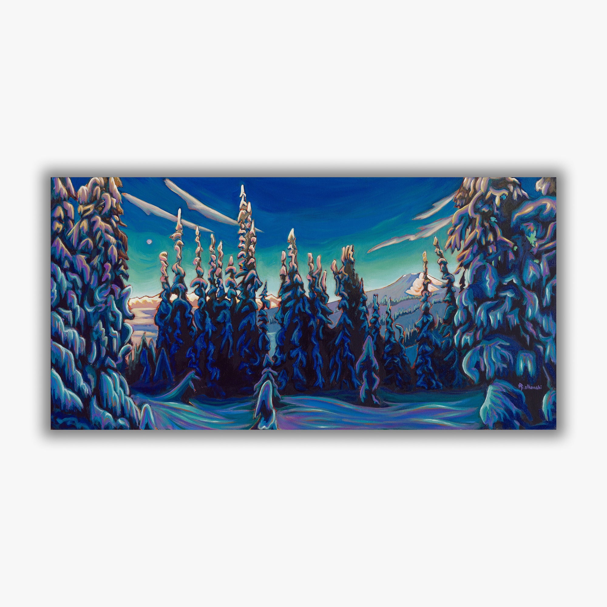 "Where The Moon Stays To Play Pt. 2" - Boxed Canvas